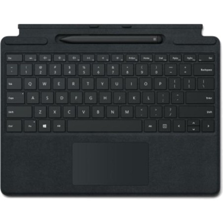 teclado funda retroiluminado con hueco de carga para lápiz surface-pro qwerty-it 8xb-00148