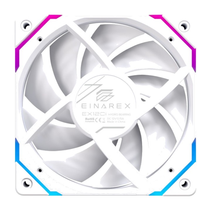 EINAREX Ventola invertita per case PC con illuminazione ARGB