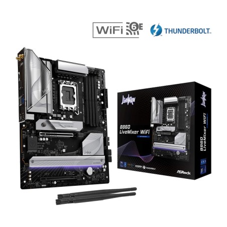 atx-mainboard b860-livemixer-wifi lga1851