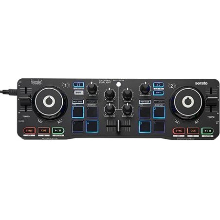contrôleur dj usb compact à 2 decks djcontrol-starlight