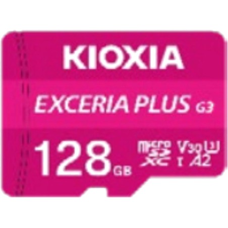 tarjeta de memoria microsdxc para vídeo 4k exceria-plus-g3 128gb