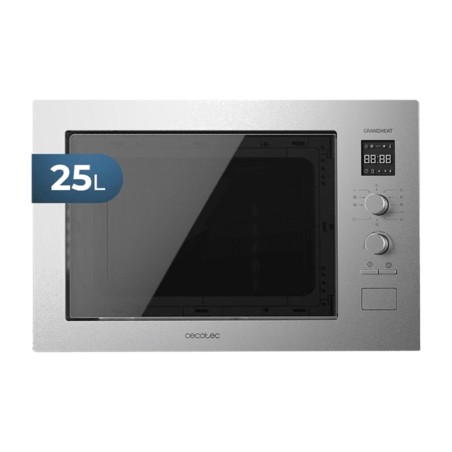 digitaler einbau-mikrowellenherd mit grill grandheat-2550 25l 850w