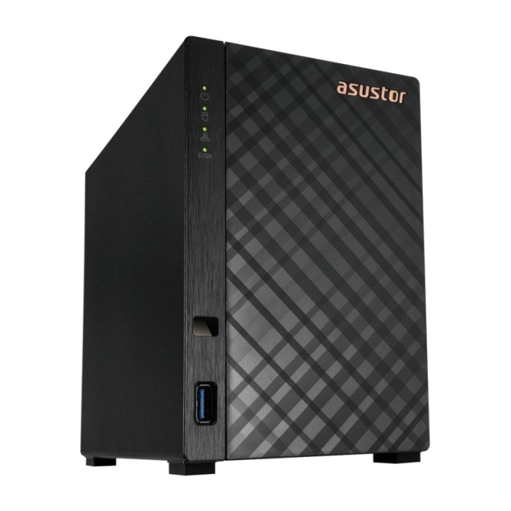 ASUSTOR Server NAS a 2 alloggiamenti con Gigabit Ethernet
