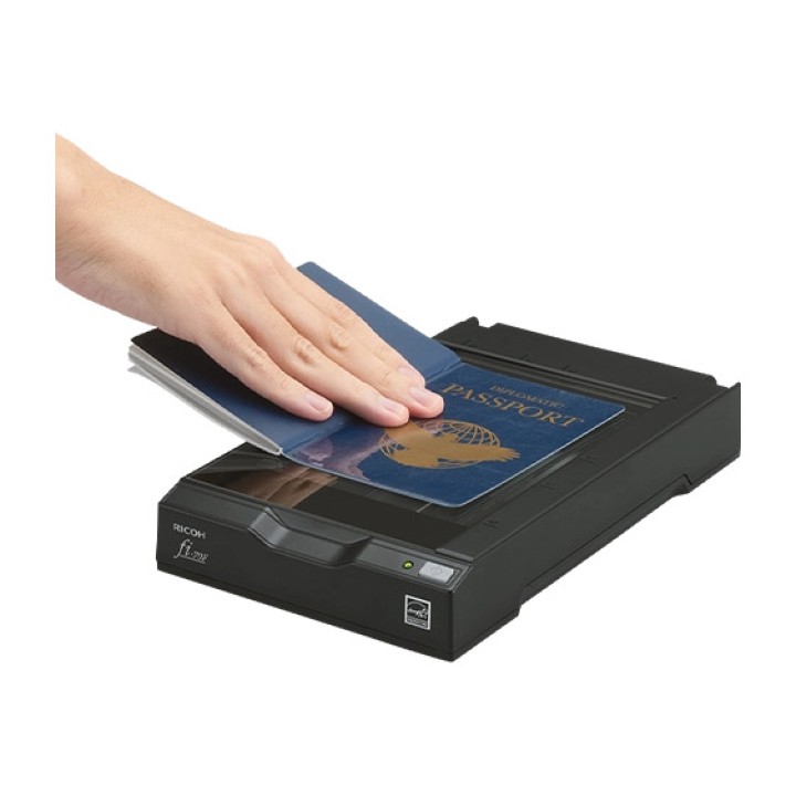 RICOH Compact flatbed scanner for cards and documents FI-70F