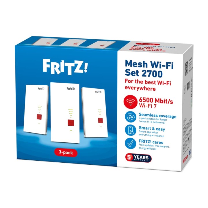 FRITZ Kit de repetidores WiFi 7 en malla REPEATER-2700