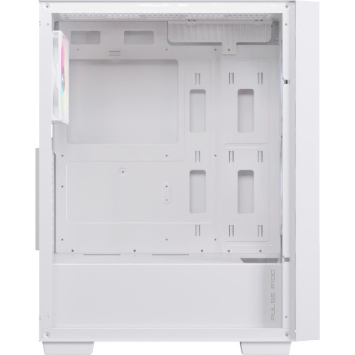 EINAREX Boîtier gaming moyen tour ATX avec verre trempé