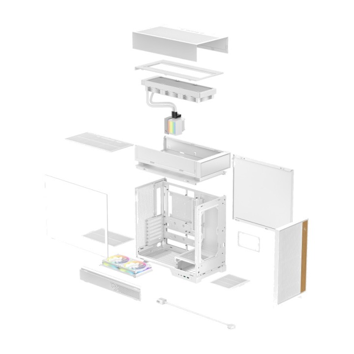 DEEPCOOL Mid-tower PC case CL6600-ATX DSP0000040744VAR