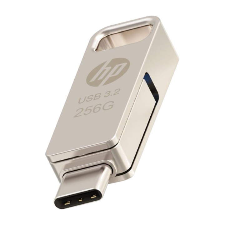 PNY Memoria USB metálica OTG con doble conector A y C X206C