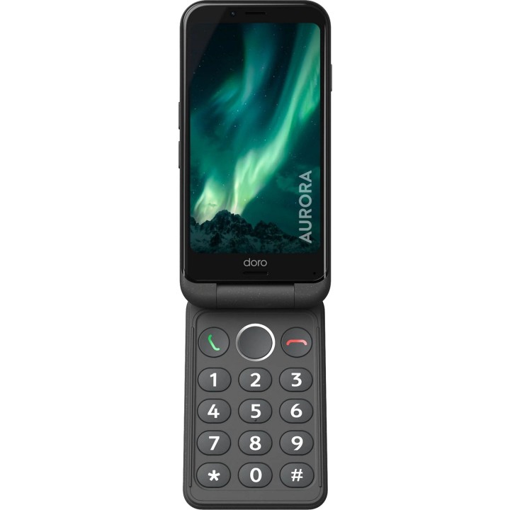 DORO Klapp-Smartphone mit physischer Tastatur für Senioren