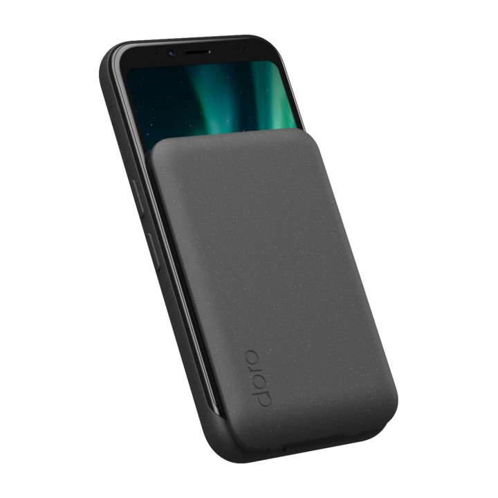 DORO Clamshell smartphone with physical keypad for seniors