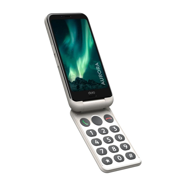 DORO Smartphone à clapet avec clavier physique pour les