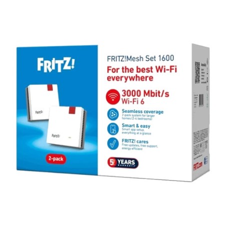 kit de répéteurs wi-fi 6 maillés mesh-set 1600 2 uds