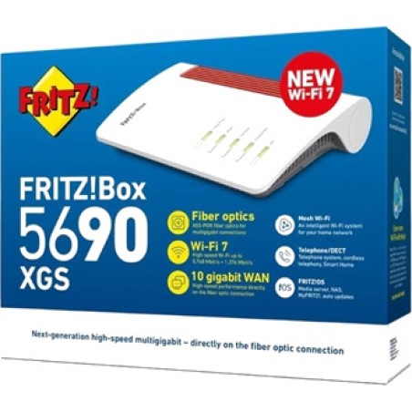 routeur wi-fi 7 pour fibre optique 10 gigabits box 5690 xgs
