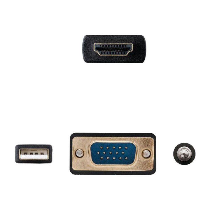 NANOCABLE Câble convertisseur HDMI vers VGA avec sortie