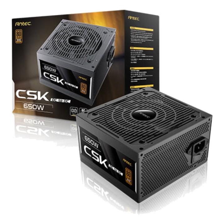 ANTEC Fuente de alimentación para PC CSK650DC EC 650W 80