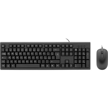 kit tastiera e mouse cablati in italiano ktr-02u qwerty-it