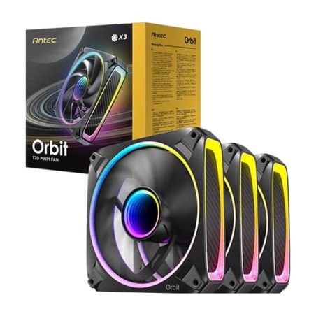 ventola per case pc con rotore inverso orbit-120 argb-120mm 3 uds