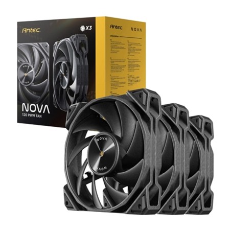 pc-gehäuselüfter nova 120mm 3 uds