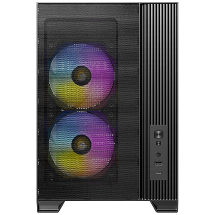 ANTEC Mini-Tower-PC-Gehäuse mit gehärtetem Glas FLUX-M
