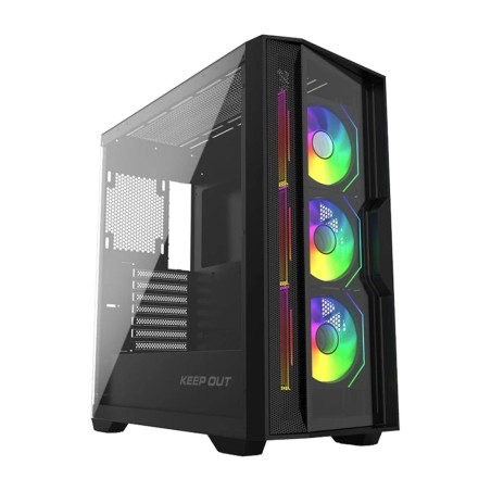 case gaming mid-tower con vetro temperato xc-500-glass e-atx-argb