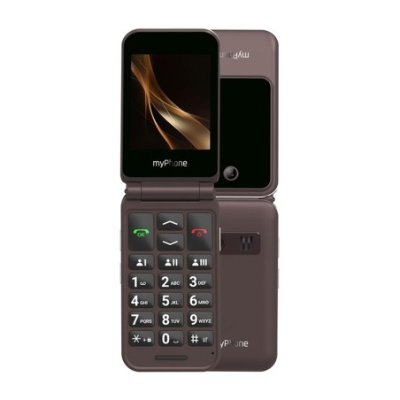 flip mobile phone with dual 2.8- and 1.44-inch screens harmony-lte 4g