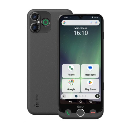 smartphone fácil para personas mayores con pantalla 6,1 pulgadas y botón sos aurora-a30 4g 128gb 6gb-ram