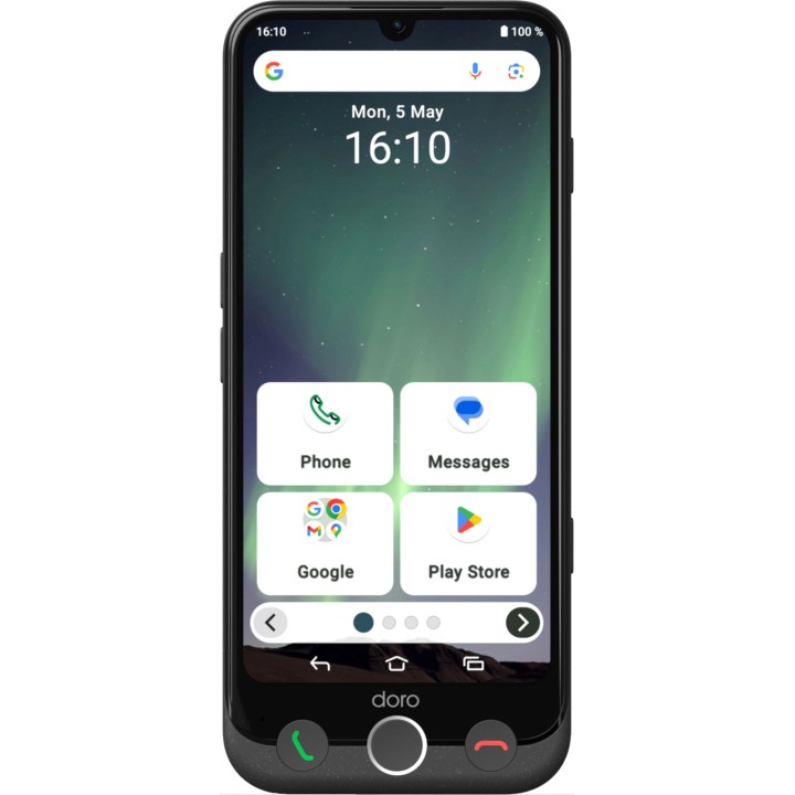 DORO Einfaches Smartphone für Senioren mit 6,1-Zoll-Display