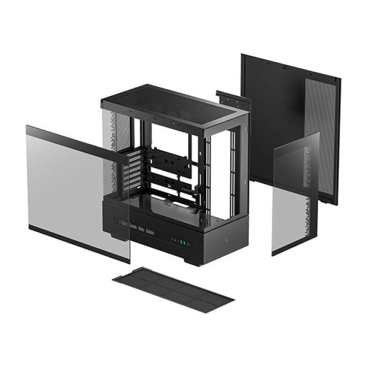 DEEPCOOL Mid-tower PC case CH690-DIGITAL-ATX
