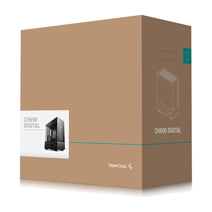 DEEPCOOL Caja de PC semitorre CH690-DIGITAL-ATX