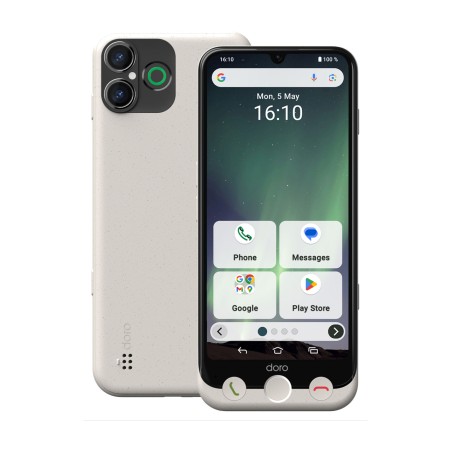 smartphone fácil para personas mayores con pantalla 6,1 pulgadas y botón sos aurora-a30 4g 128gb 6gb-ram