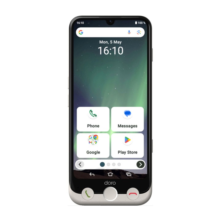 DORO Easy-to-use smartphone for seniors with a 6.1-inch