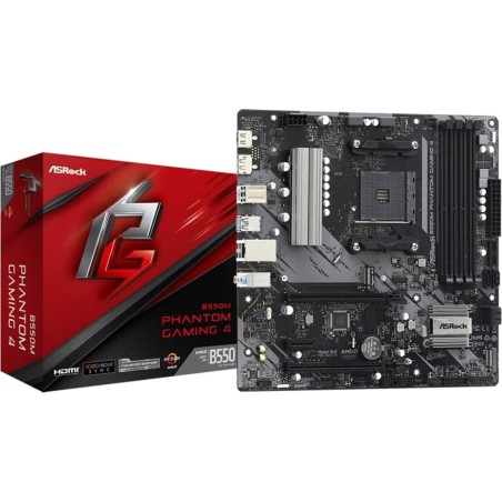 placa base micro atx b550m phantom-gaming 4 am4