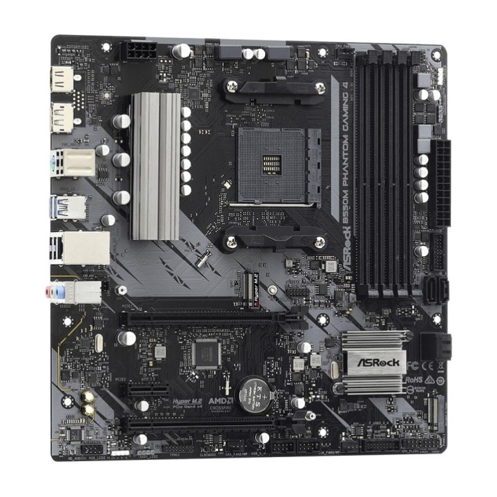 ASROCK Placa base micro ATX B550M PHANTOM-GAMING 4 AM4