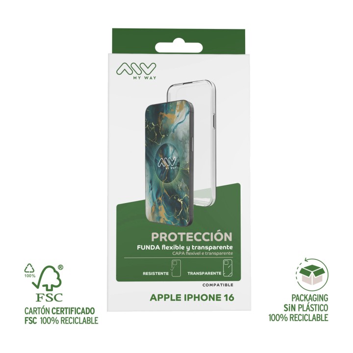 MYWAY Cover sottile per smartphone in TPU MWCRS0388