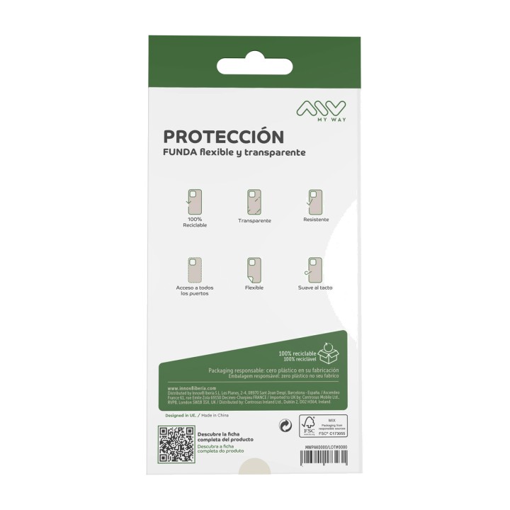 MYWAY Slim TPU phone case MWCRS0388 IPHONE-16 DSP0000030914