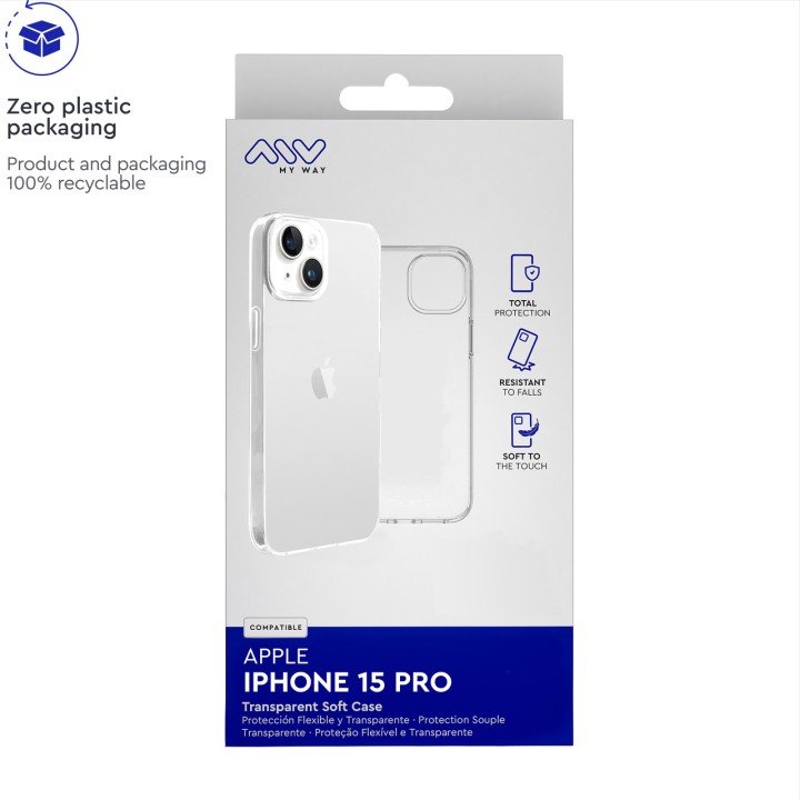 MYWAY Cover sottile per smartphone in TPU MWCRS0288