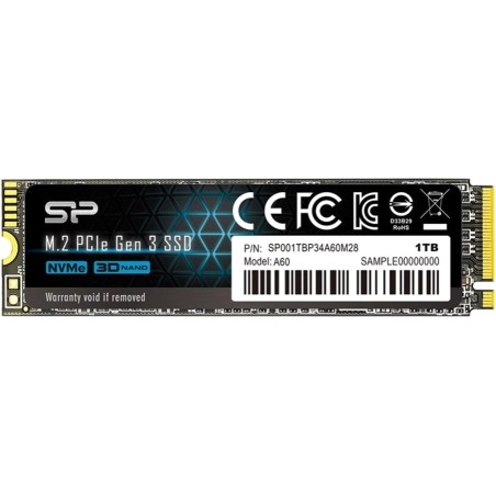 internal m.2 nvme ssd p34a60 1tb pcie-gen3x4