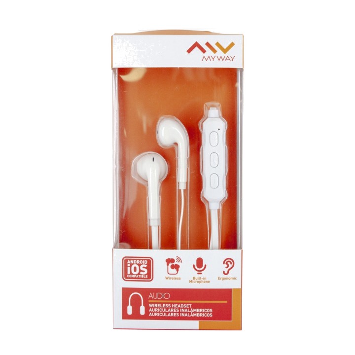 MYWAY Brezžične Bluetooth slušalke z vratnim trakom HD