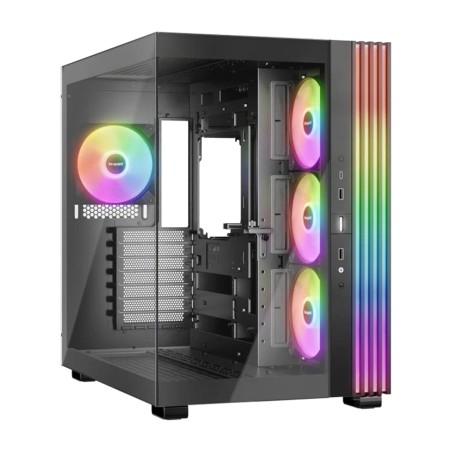 caja de pc semitorre con cristal templado light-base 600 lx