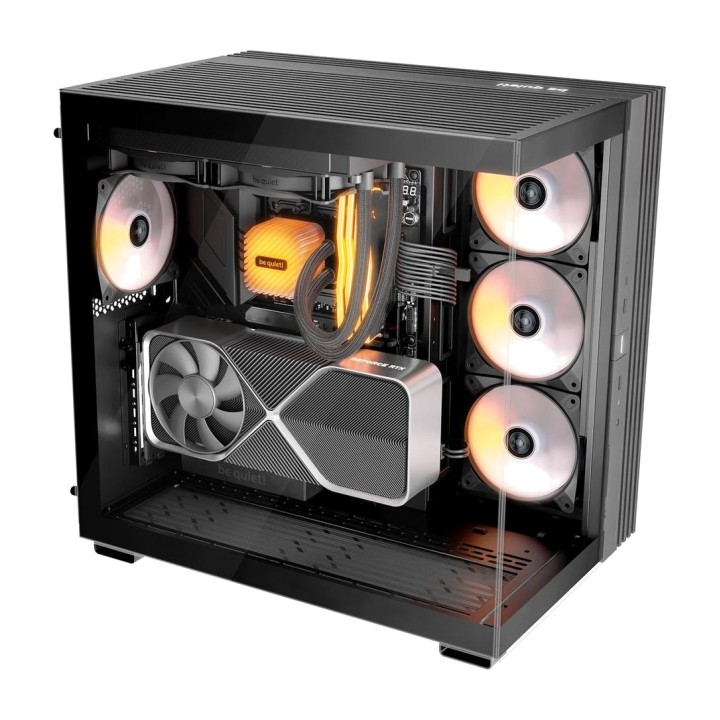BE QUIET Midi-Tower-PC-Gehäuse mit gehärtetem Glas