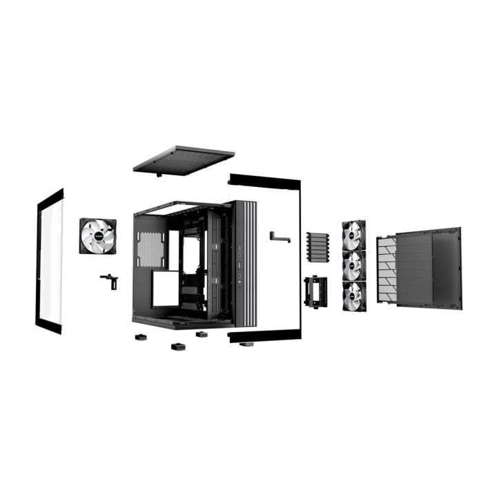 BE QUIET Caja de PC semitorre con cristal templado 878221