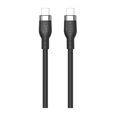 cavo in silicone per ricarica rapida e dati usb-c/c 240w 2m