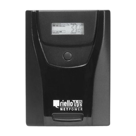 line-interaktive unterbrechungsfreie stromversorgung (usv) mit iec-ausgängen und display netpower-npw2000 2000va 1200w