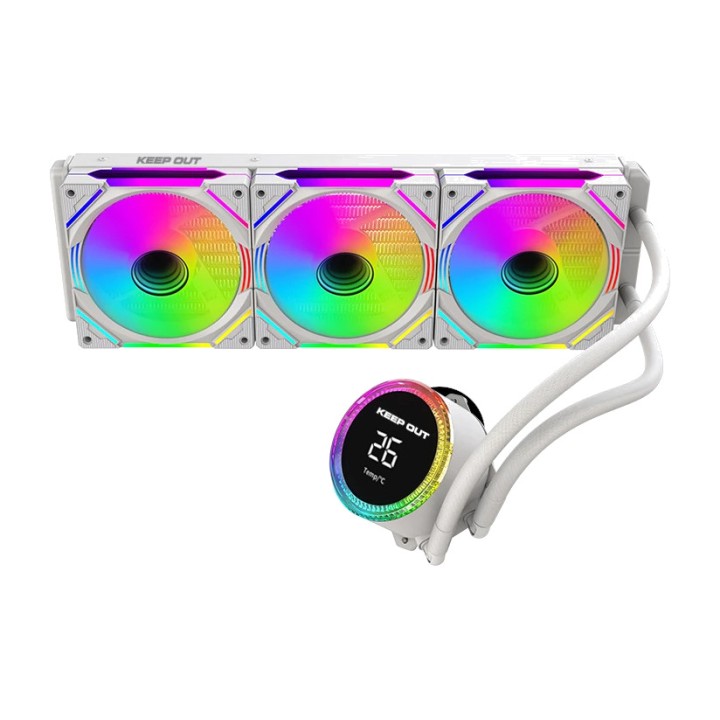 KEEP OUT Kit de refroidissement liquide AIO pour CPU avec