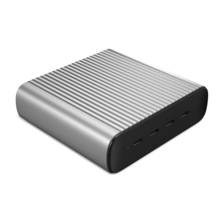 HYPER GaN desktop laptop charger with 4 USB-C ports