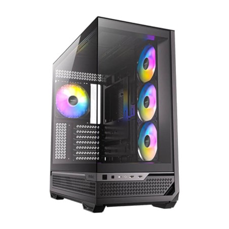 case pc mid-tower panoramico con vetro temperato c7 atx-argb