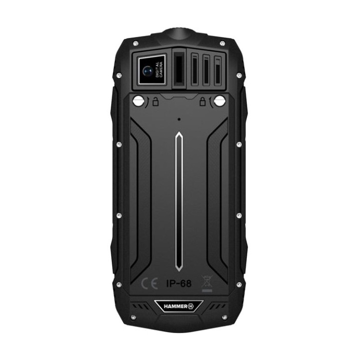 HAMMER Téléphone mobile robuste de 2,4 pouces ROCK 4G IP68