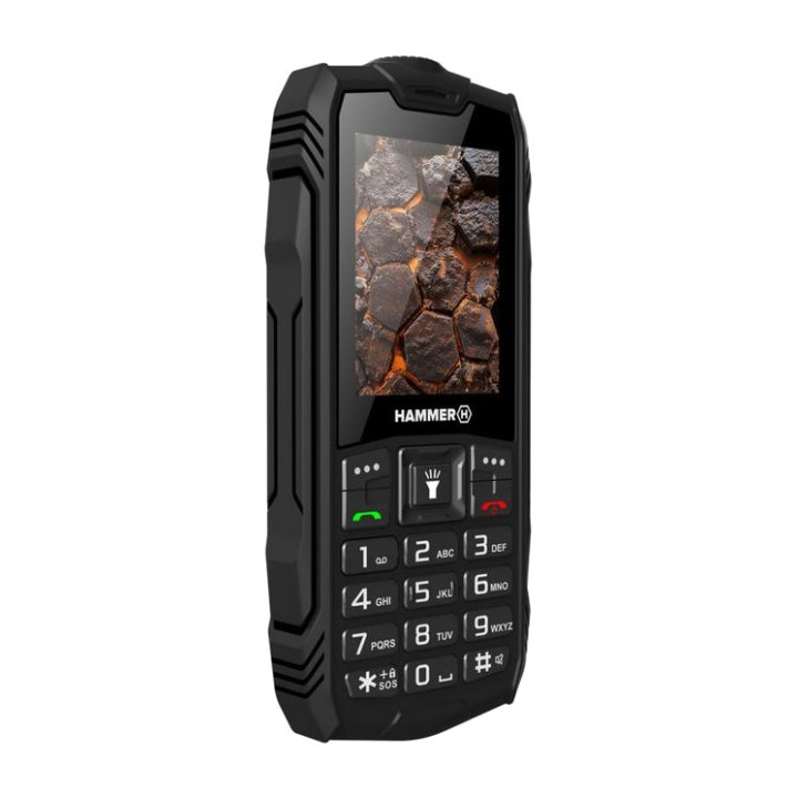 HAMMER Telefono cellulare resistente da 2,4 pollici ROCK 4G