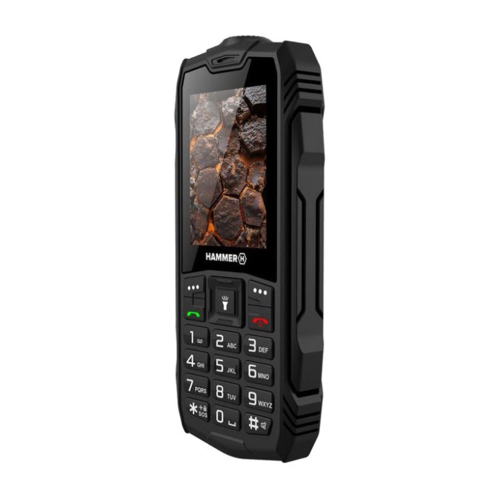 HAMMER Teléfono móvil resistente de 2,4 pulgadas ROCK 4G