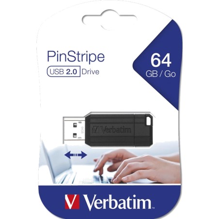 clé usb rétractable pinstripe-2.0 64gb